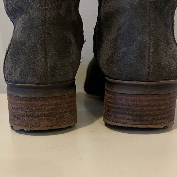 LUCKY BRAND Gray Harleen Suede Over Knee Riding Boots Size 8 - Picture 5 of 12